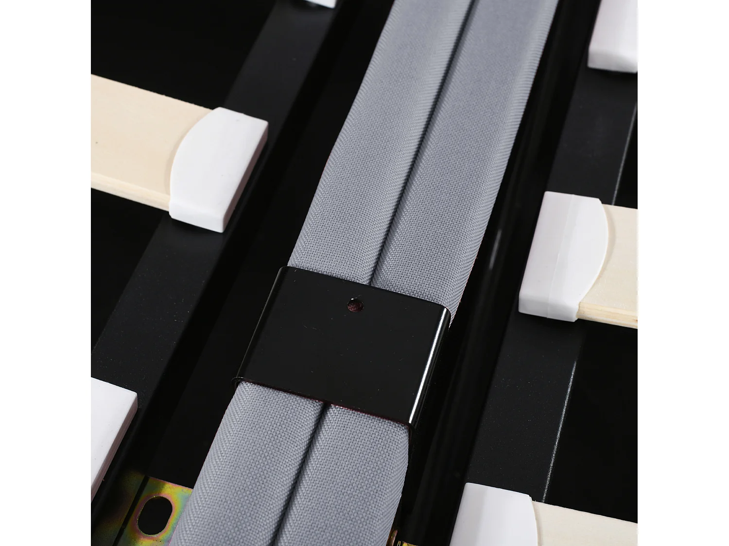 Tweepersoonsbed 180x200 cm in grijs linnen met hydraulisch opbergvak, multifunctioneel bed – praktisch en modern design