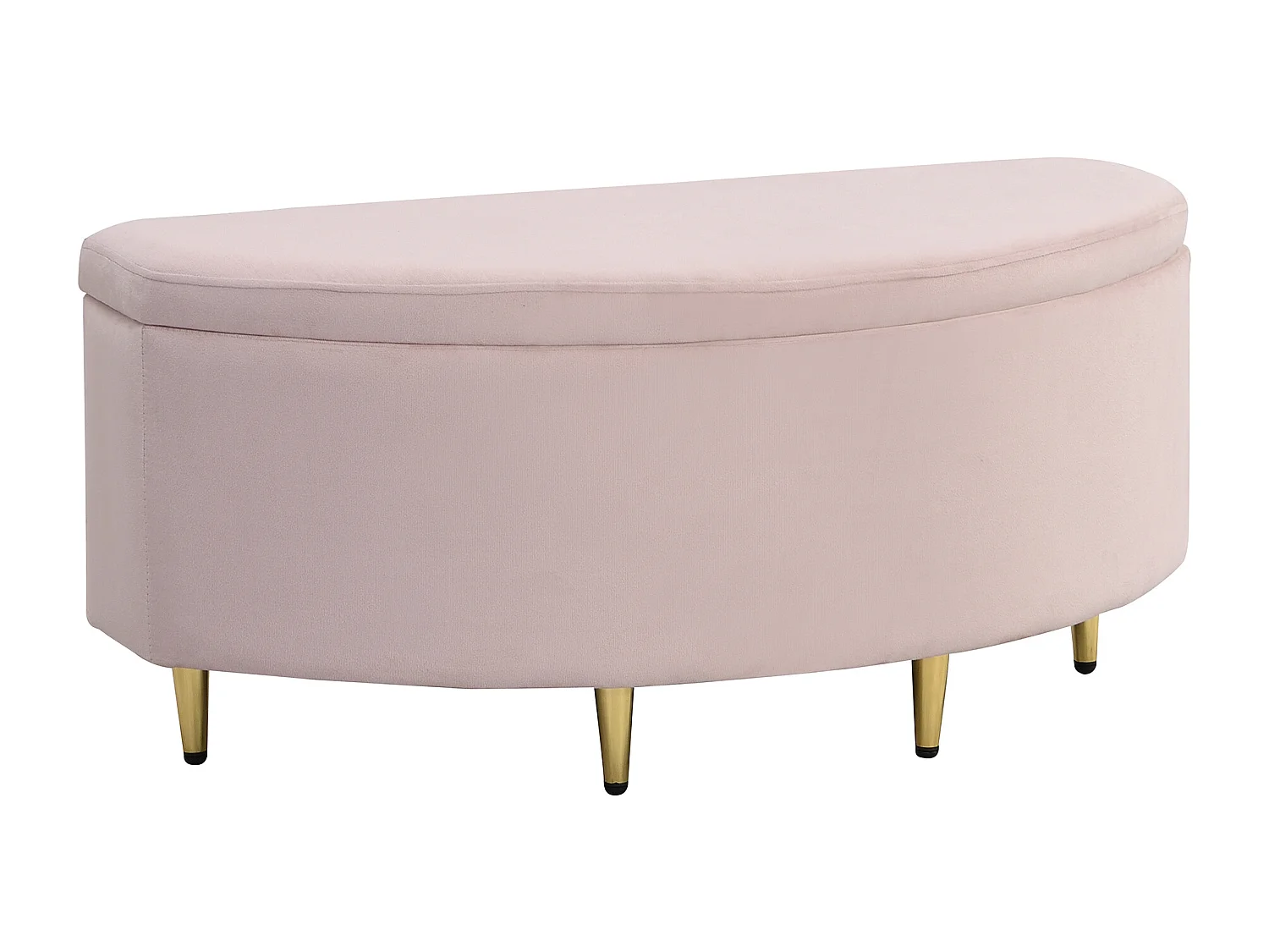 Lit enfant 205x95x130 cm avec Tête de lit rembourrée réglable en hauteur Banc avec espace de rangement en rose pour enfants et adolescents