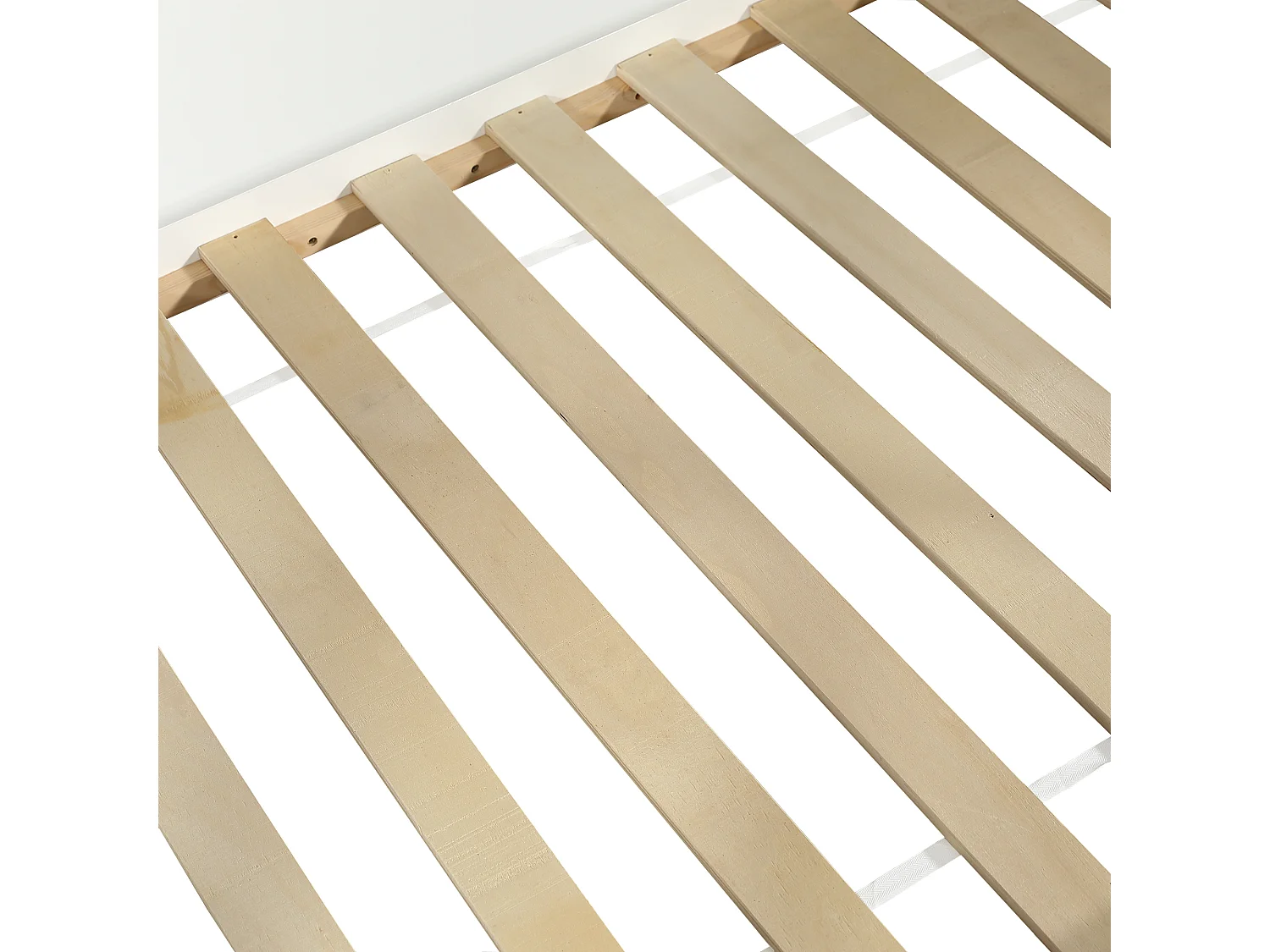 Lit superposé 205x130x196.5 cm avec Échelle etpetite porte et tableau noir Panneaux de particules en blanc pour enfants et adolescents