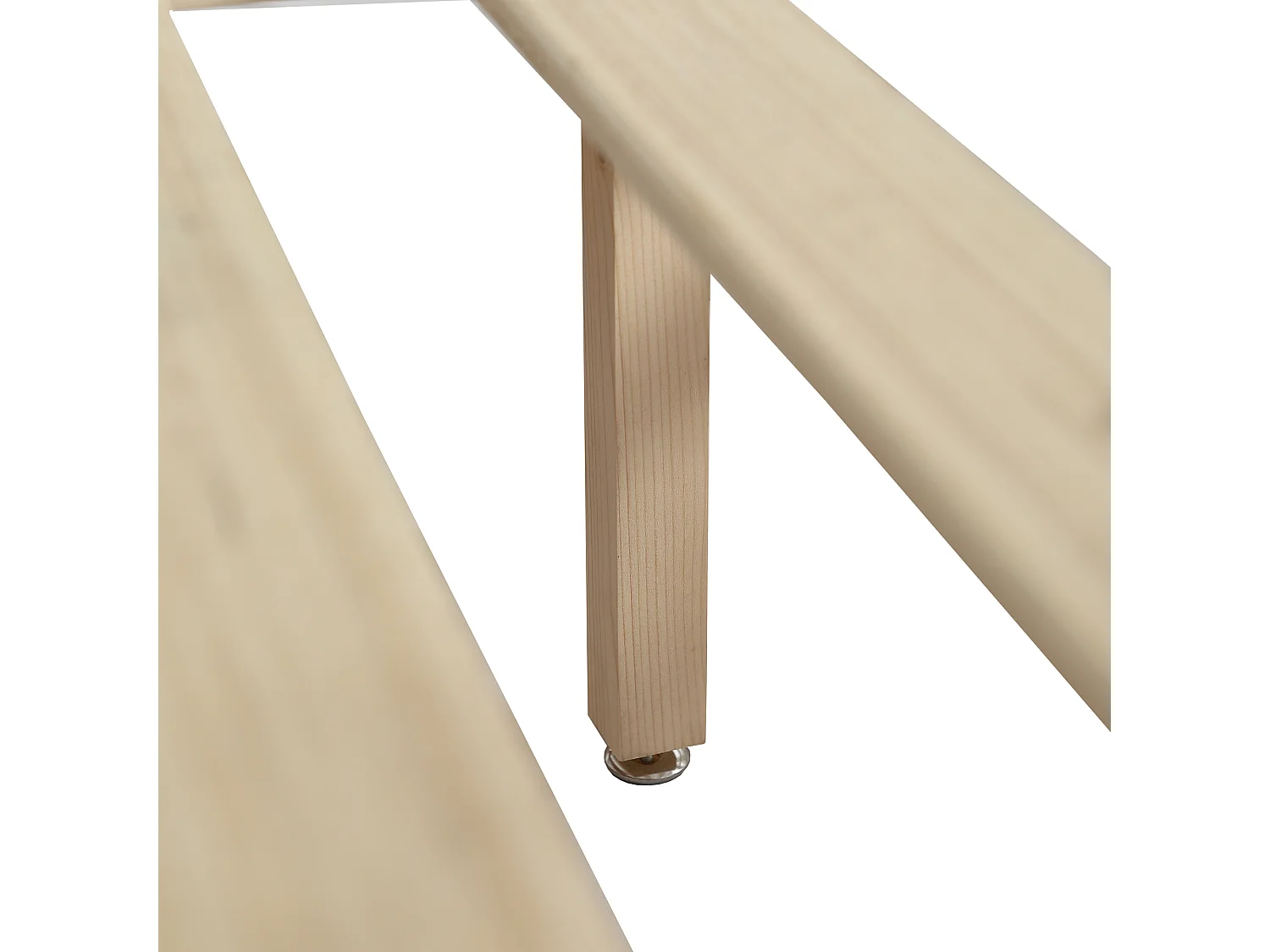 Lit enfant 206x146x35 cm avec deux tiroirs à roulettes Matériau MDF en Brun rougeâtre pour enfants et adolescents et adultes