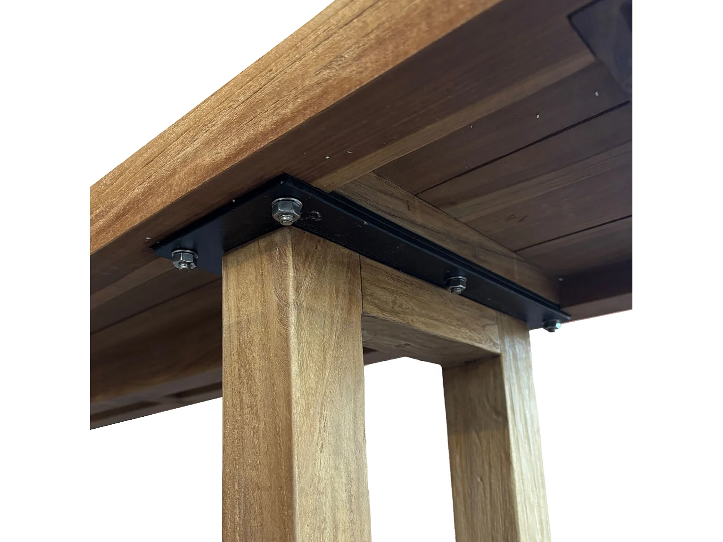 Banc à Pied Carré - Naturel - 220