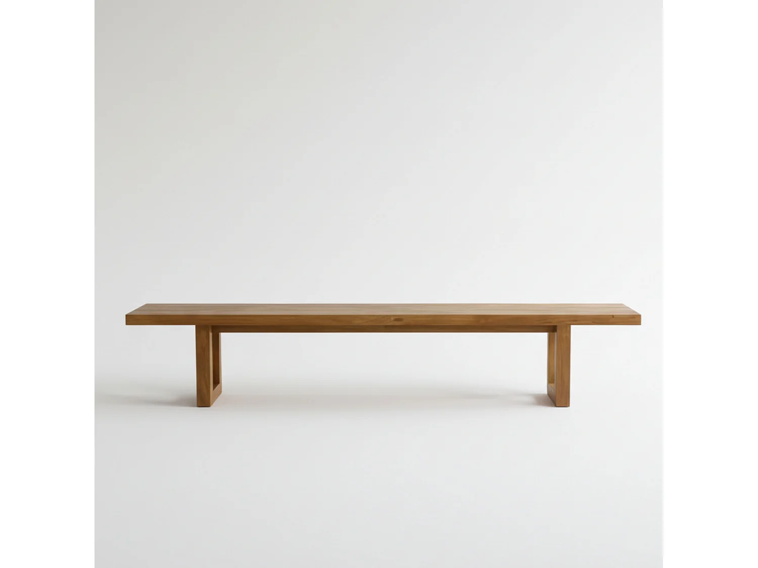 Banc à Pied Carré - Naturel - 220