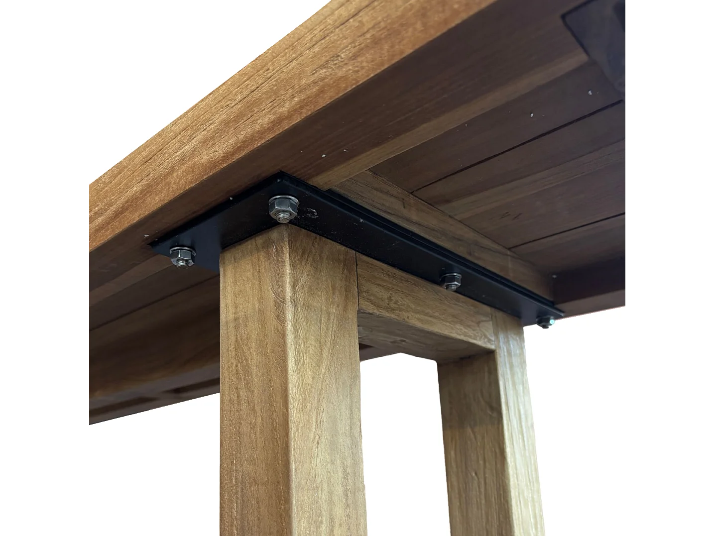 Banc à Pied Carré - Naturel - 220