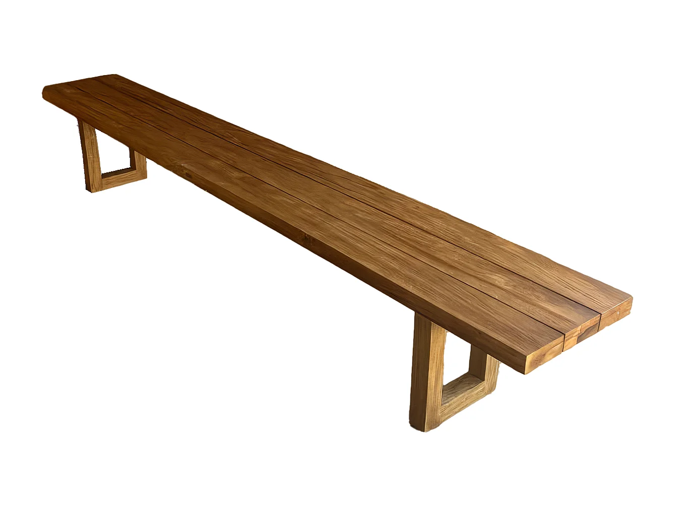 Banc à Pied Carré - Naturel - 280