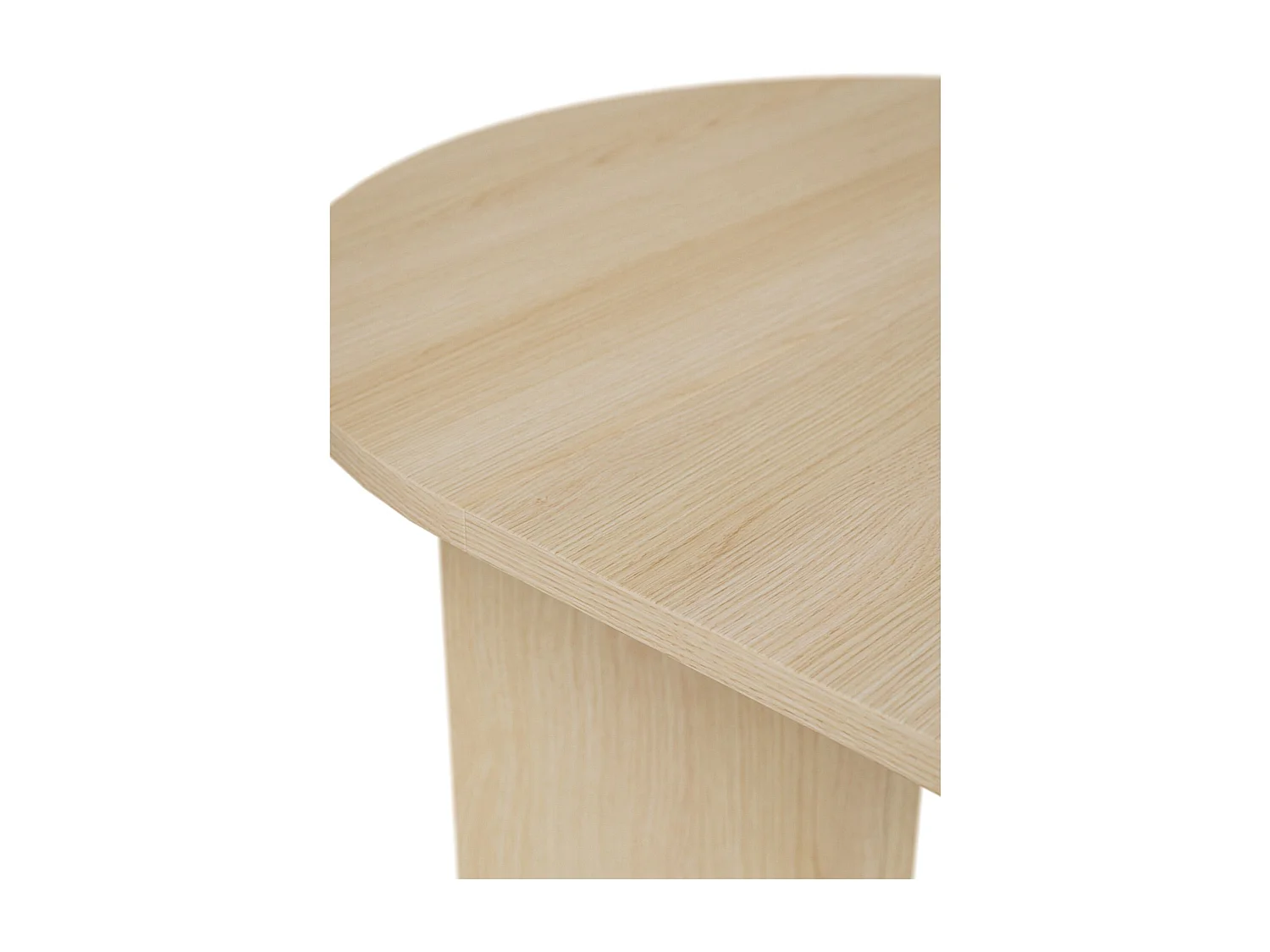 Eettafel rond – Houtlook Eik Lindberg – uitschuifbaar – 110–190×110 cm – Ovo