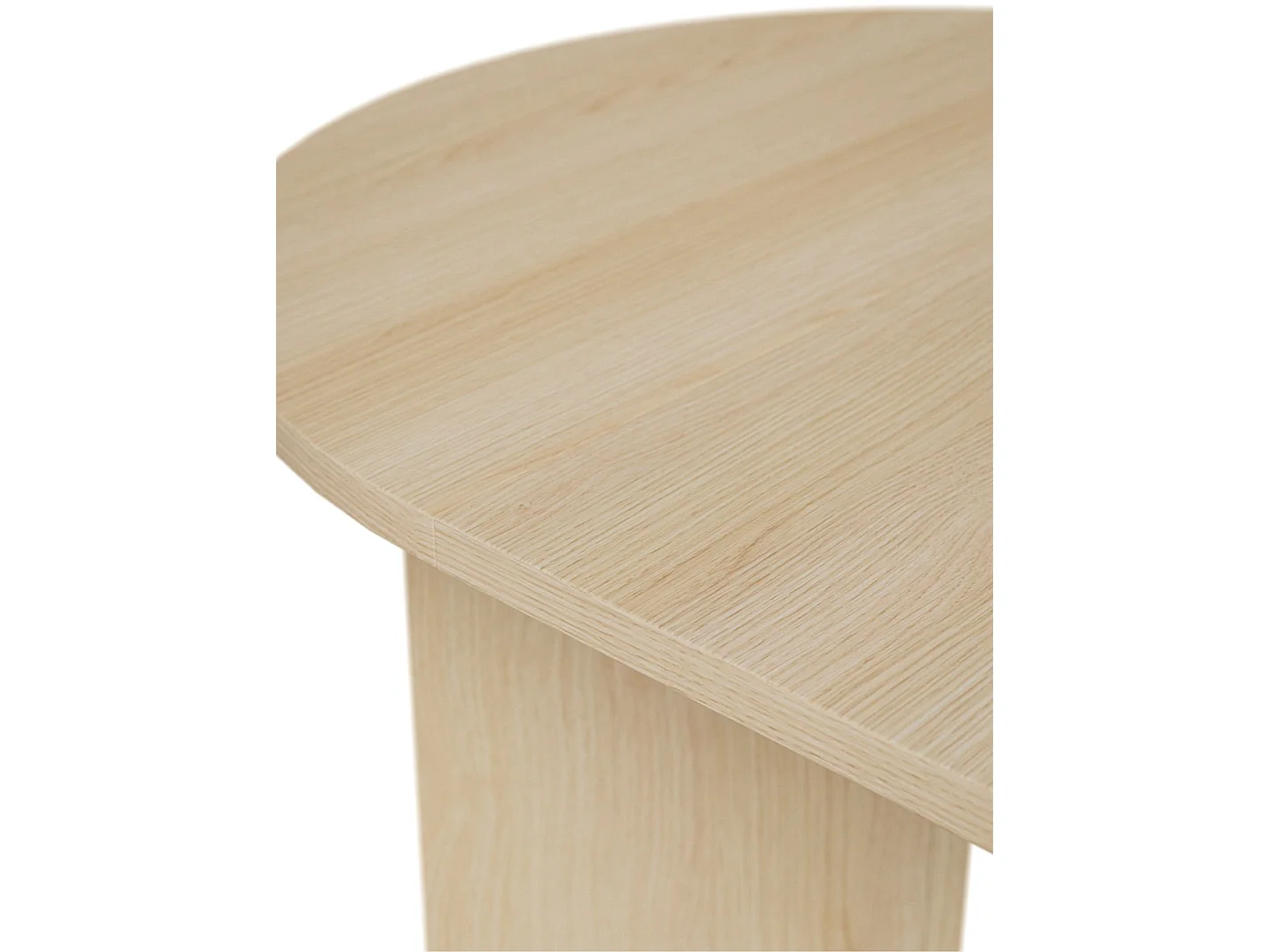 Eettafel rond – Houtlook Eik Lindberg – uitschuifbaar – 110–190×110 cm – Ovo