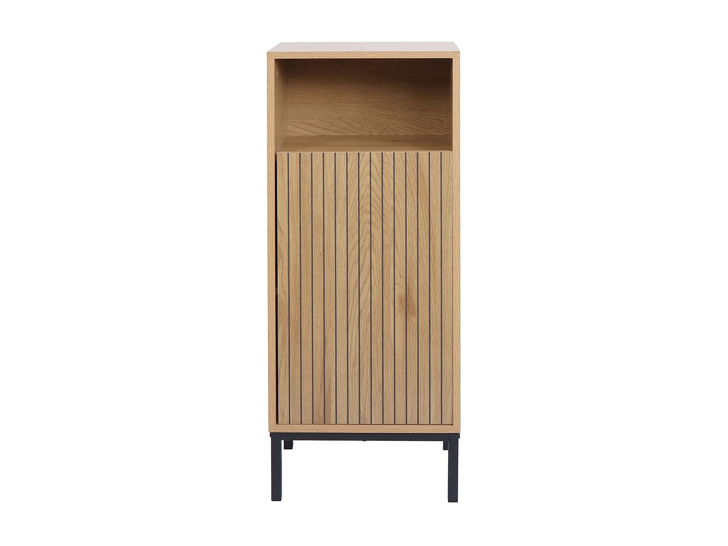 Commode MCW-O42,  aspect bois naturel