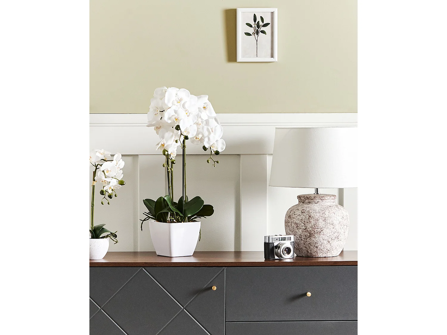 Plante artificielle ORCHID 59 cm Blanc