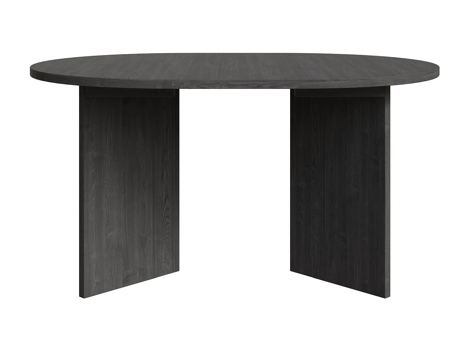 Esstisch rund – Holzoptik Esche Portland – ausziehbar – 110–190×110 cm – OVO