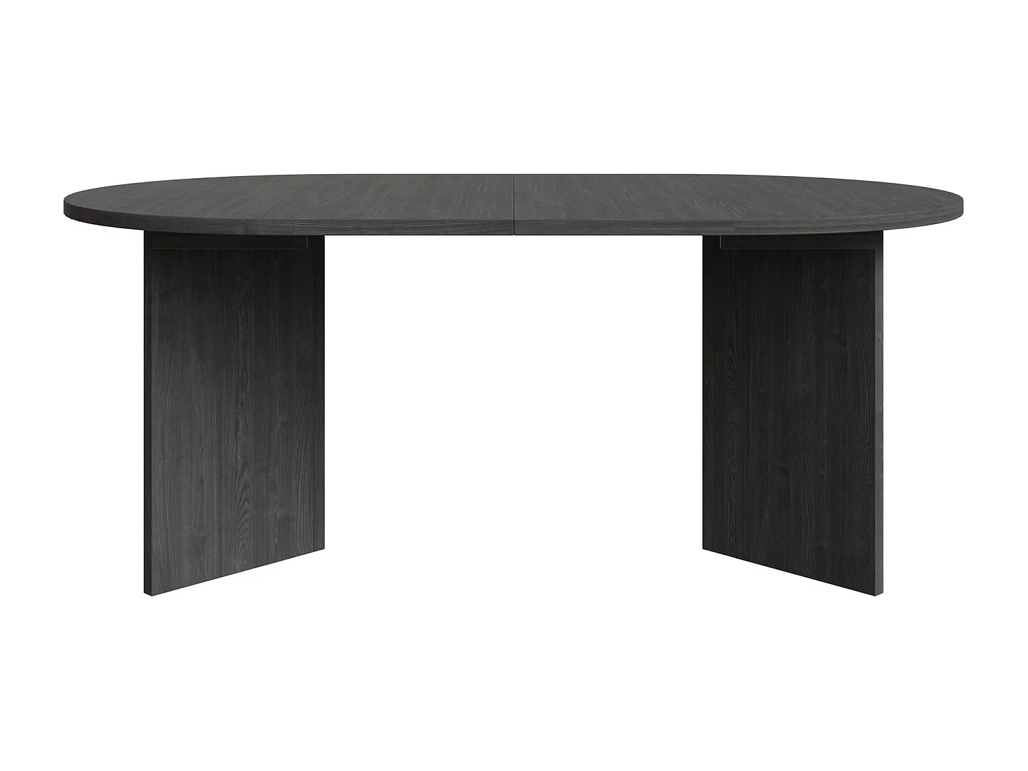 Esstisch rund – Holzoptik Esche Portland – ausziehbar – 110–190×110 cm – OVO