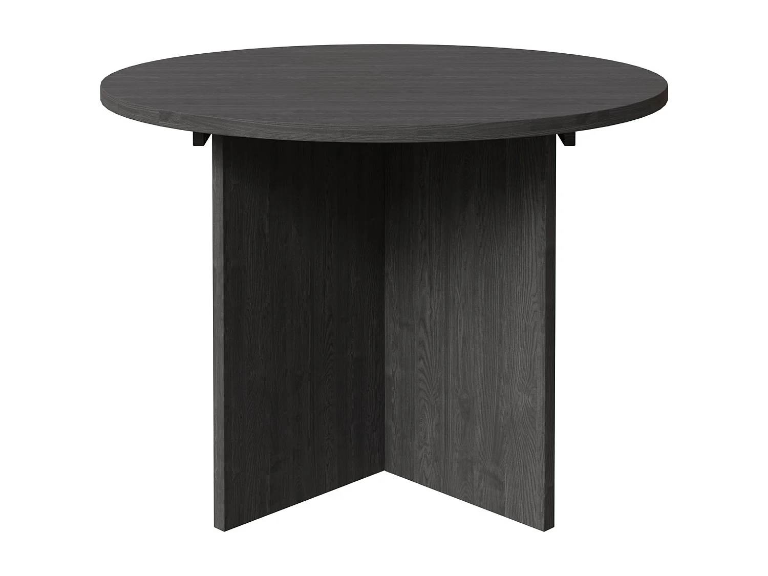 Eettafel rond – Houtlook Es Portland – uitschuifbaar – 110–190×110 cm – Ovo