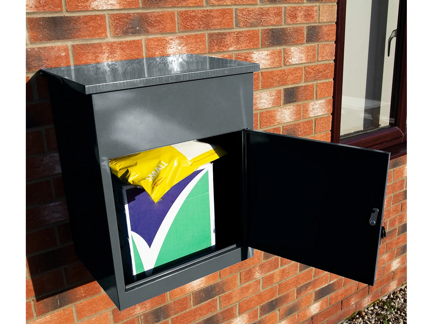 Boîte à Parcels Grise