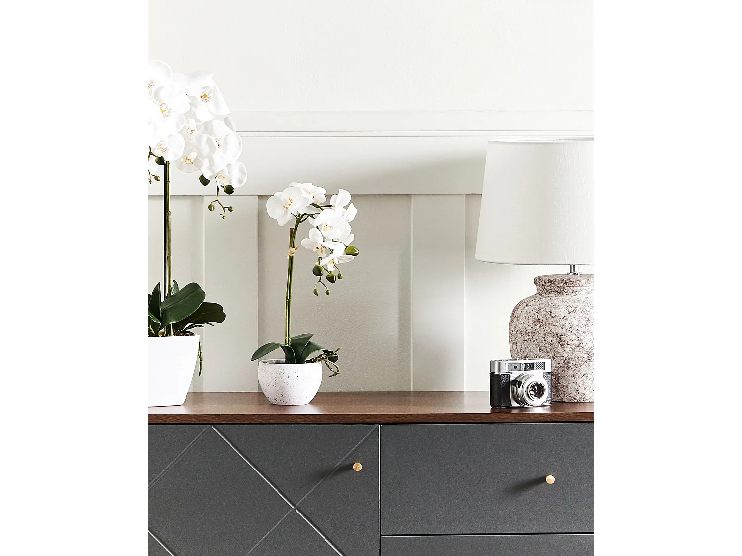 Kunstpflanze im Blumentopf 42 cm ORCHID