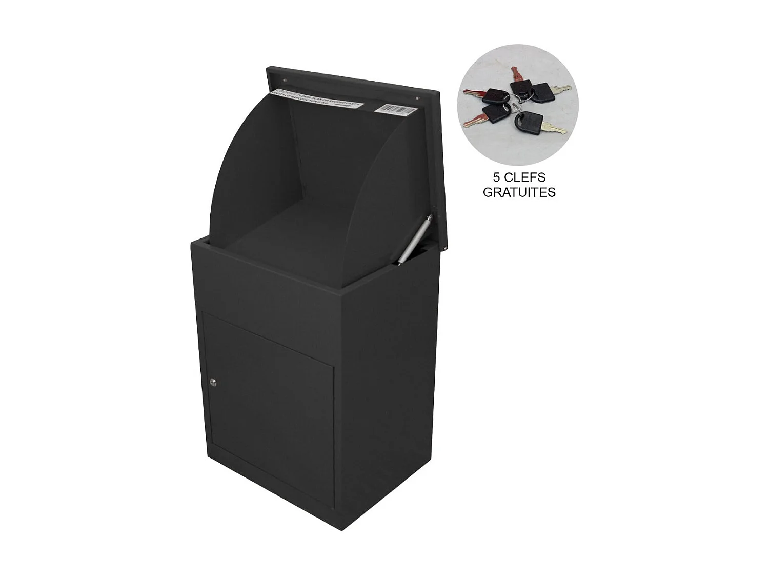 Boîte à Parcels Noire