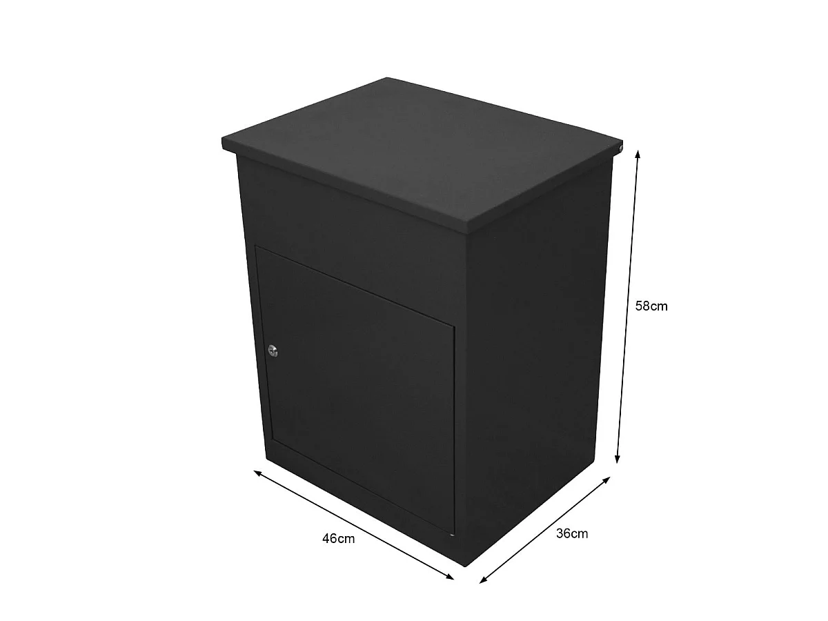 Monstershop Paketkasten Schwarz
