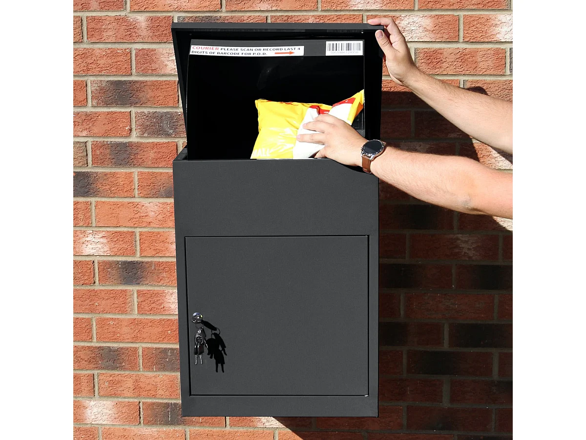 Monstershop Paketkasten Schwarz