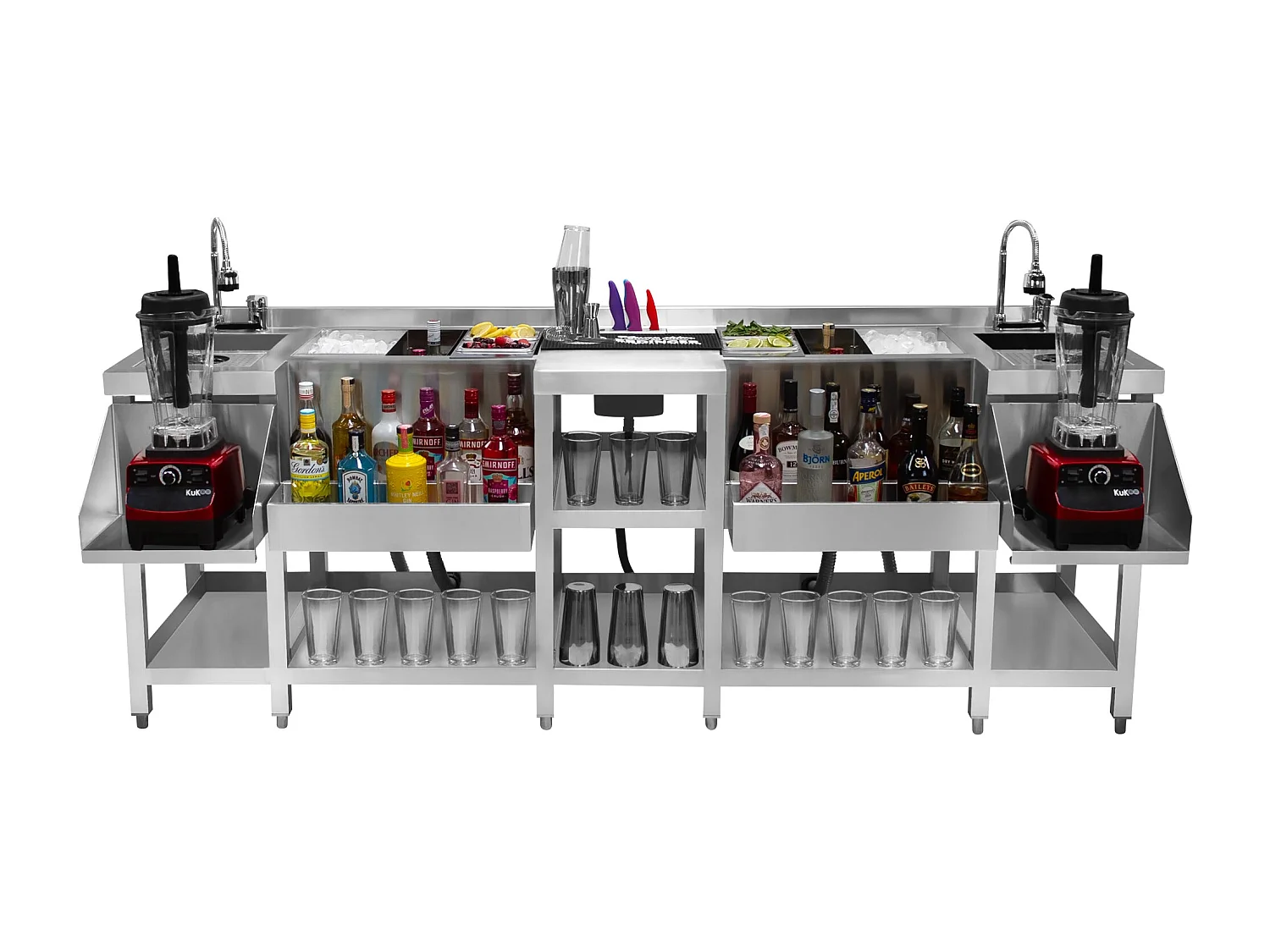 Stazione bar Compatta Twin Cocktail