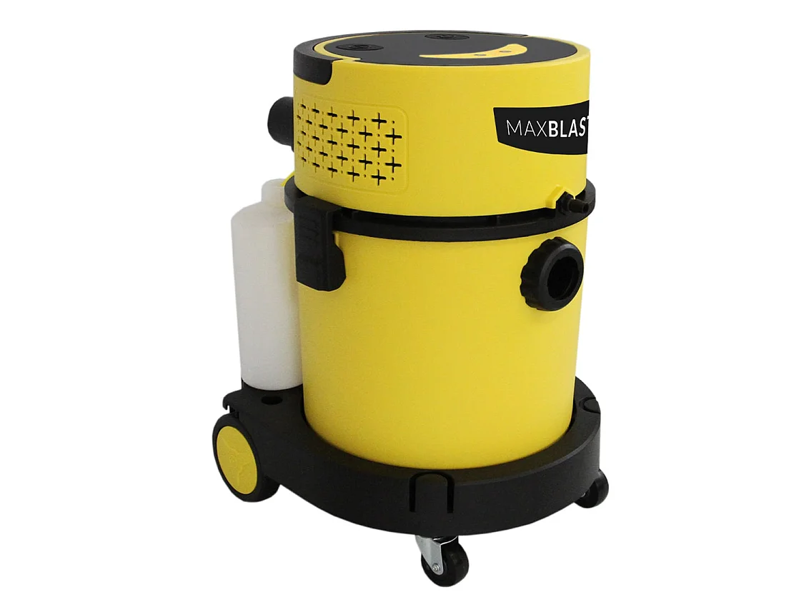 Aspirateur 2 en 1 HEPA 20L Jaune - 4,3m Câble Rembobinage Sèche/Humide