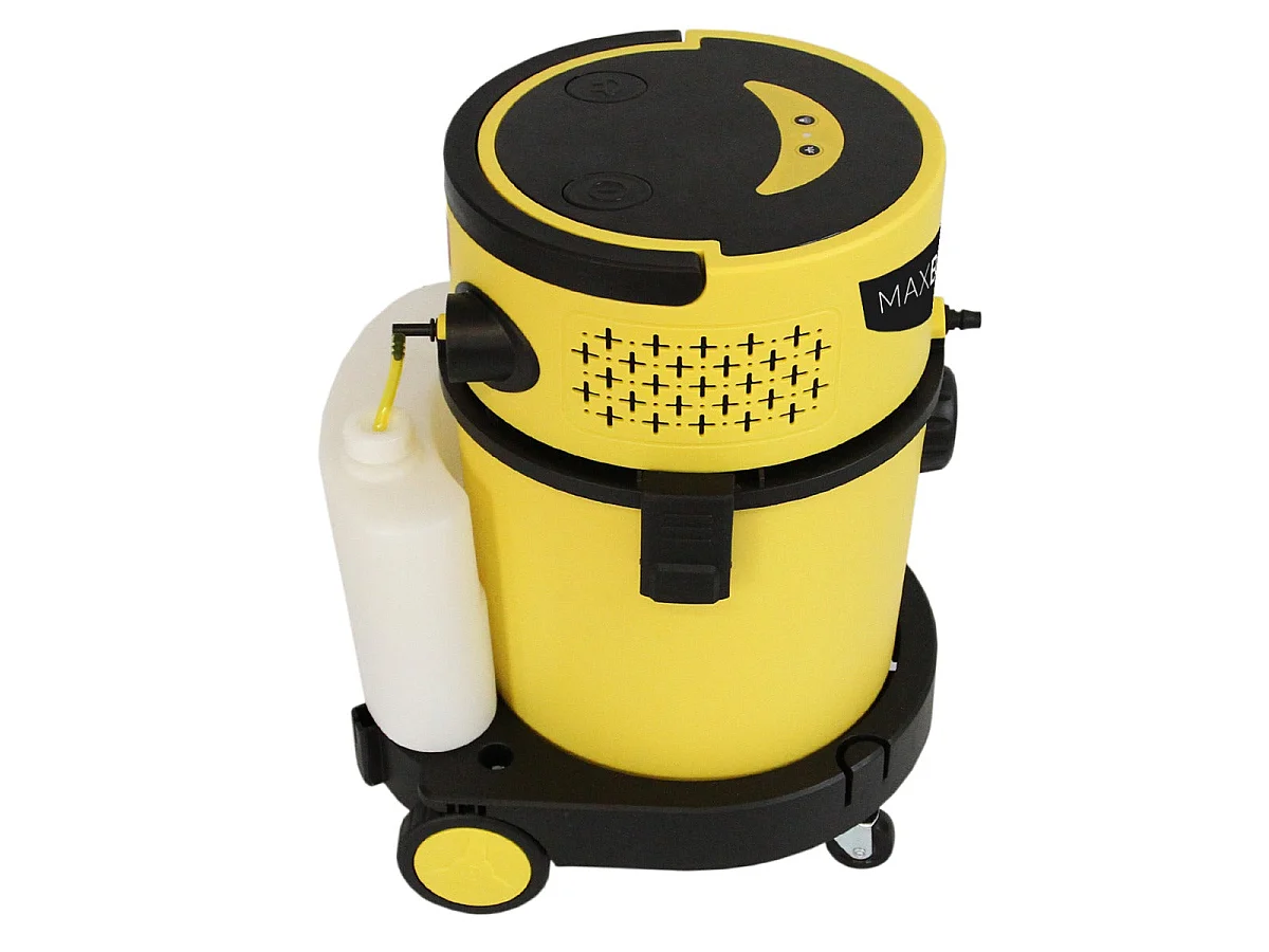 Aspirateur 2 en 1 HEPA 20L Jaune - 4,3m Câble Rembobinage Sèche/Humide