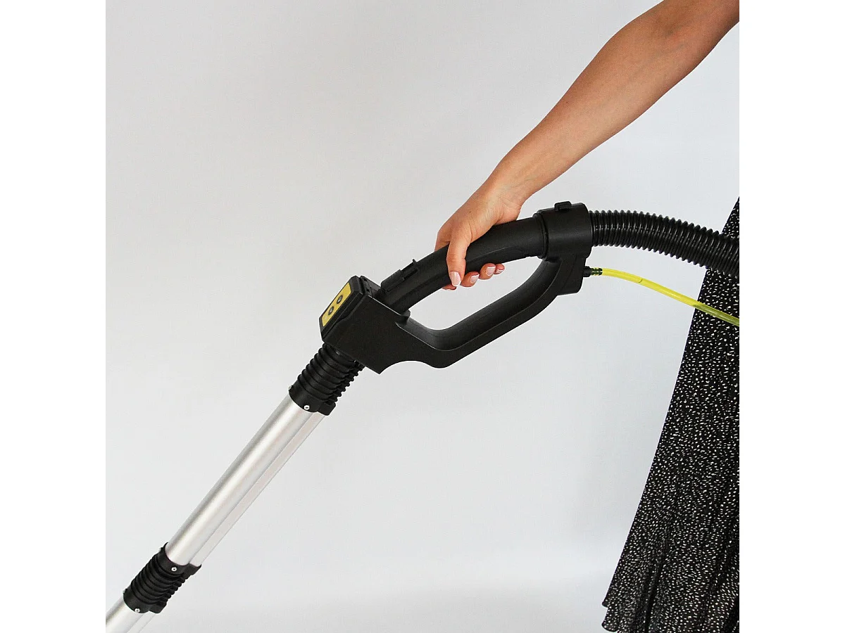 Aspirateur 2 en 1 HEPA 20L Jaune - 4,3m Câble Rembobinage Sèche/Humide