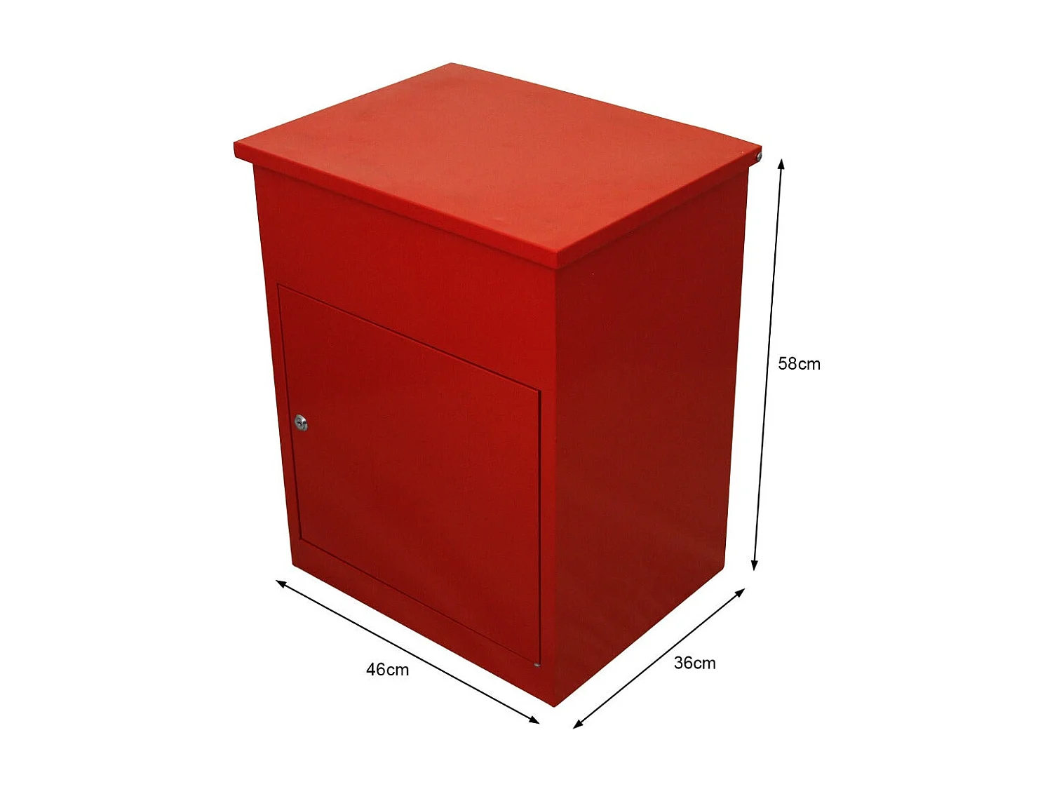 Boîte à Parcels Rouge