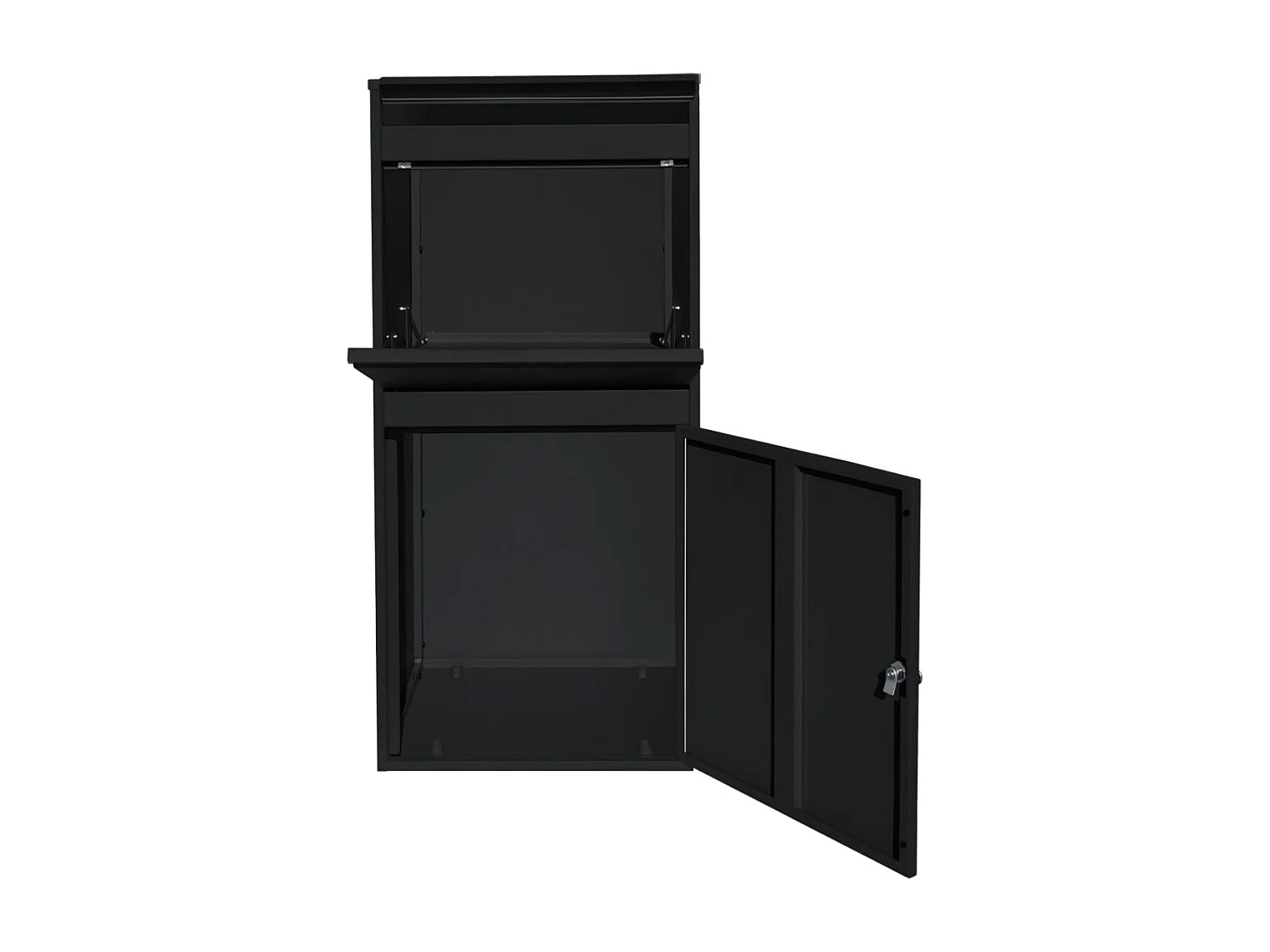 Boîte à Colis XL Anti-vol Noire - Livrée à Plat