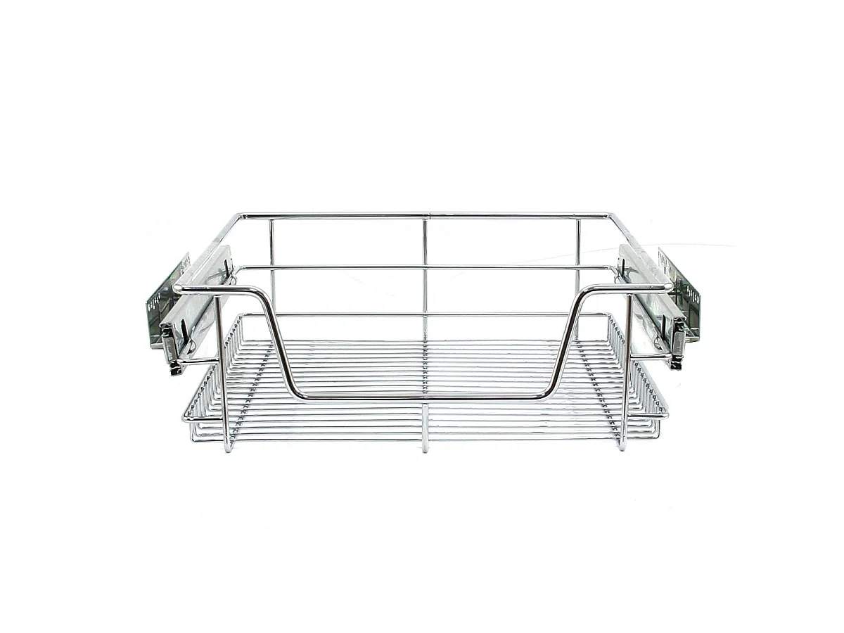 2 x KuKoo Kitchen Pull Out Storage Baskets – 500mm Wide Cabinet