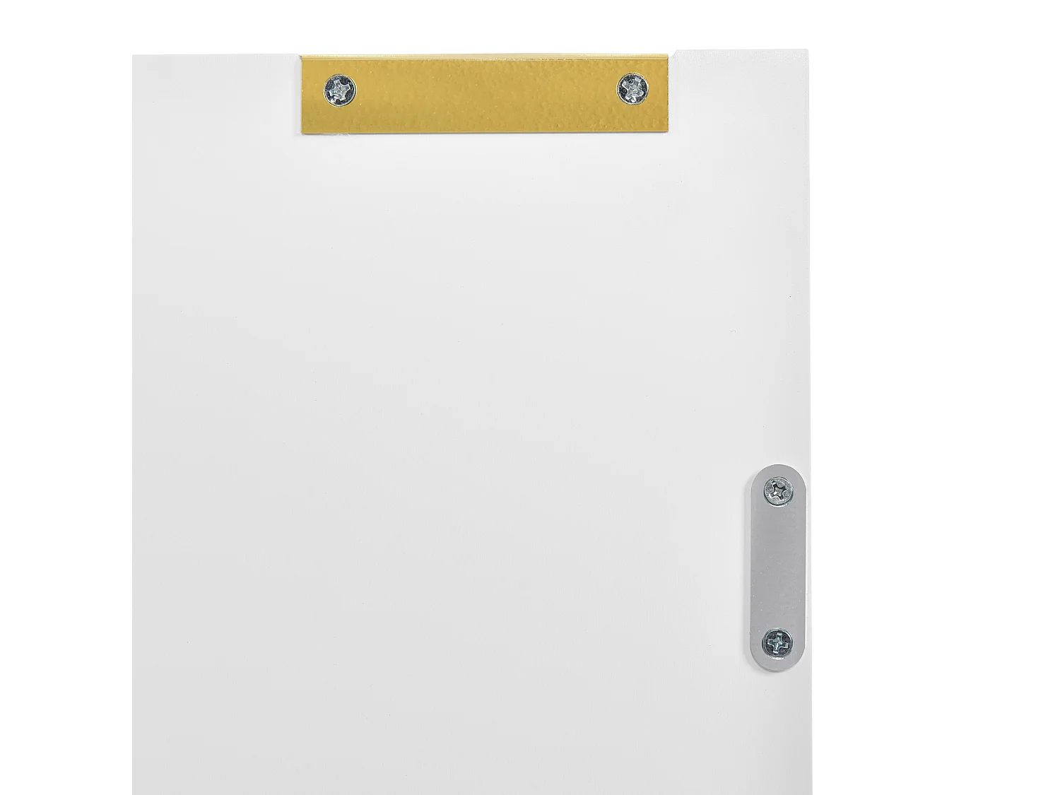 Buffet 127x45x75 cm avec Étagères à deux niveaux et six compartiments Matériau MDF en blanc pour Salon et salle à manger