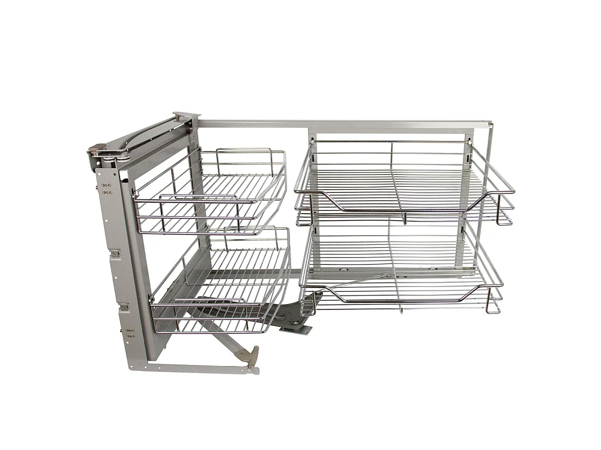 KuKoo Corner Kitchen Cupboard Pull Out Drawers - Left Hand