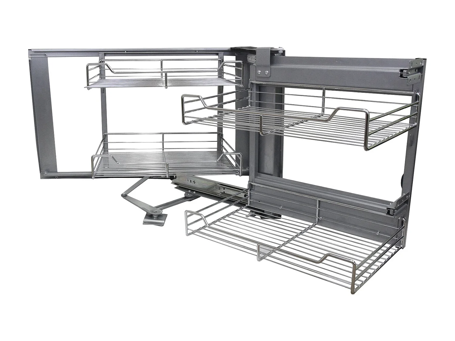 Szuflady wysuwane do szafki kuchennej KuKoo Corner - po prawej stronie