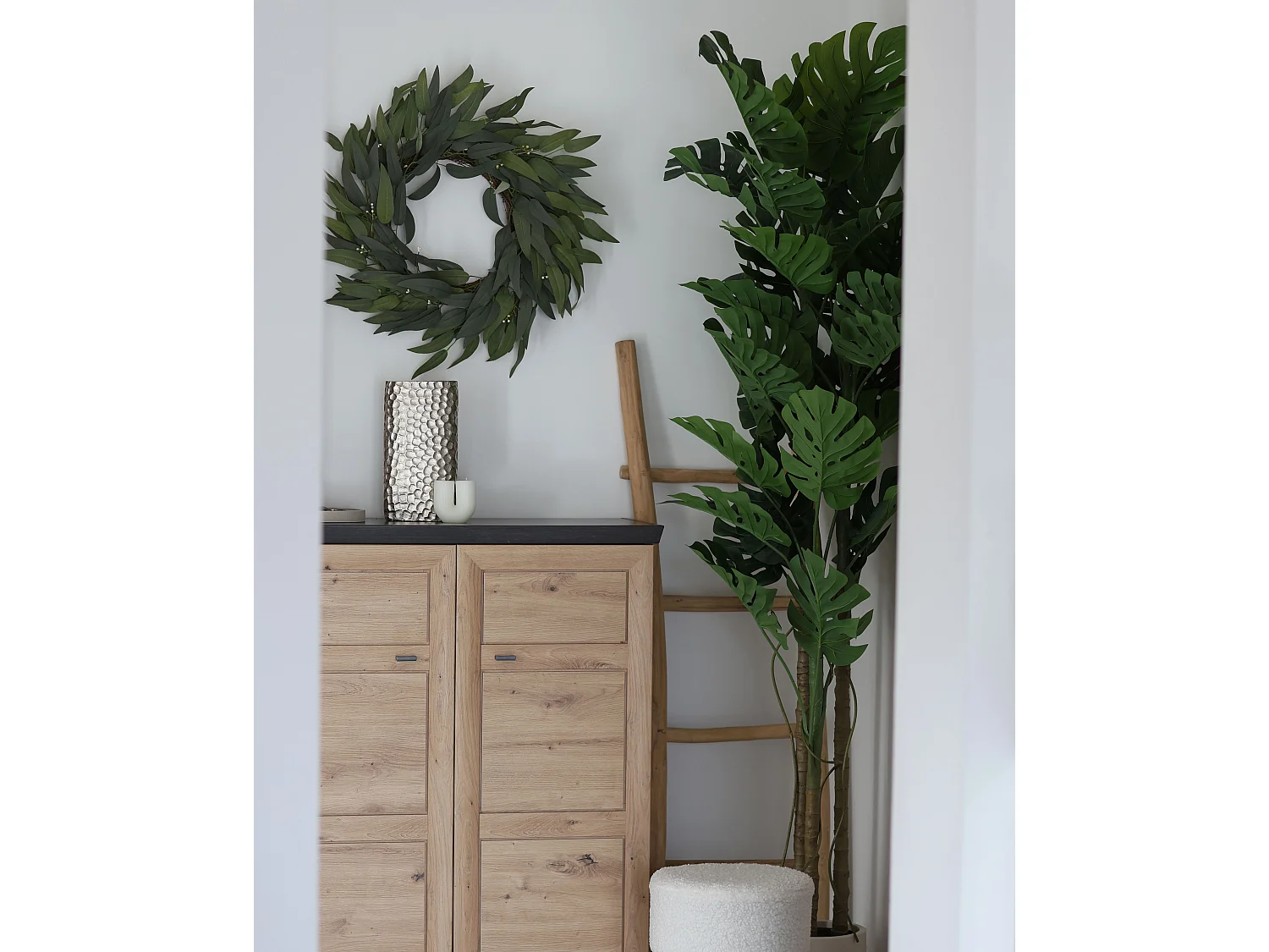 Plante artificielle en pot 221 cm MONSTERA PLANT