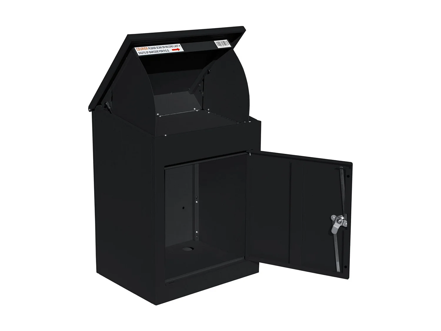 Anti-Diebstahl Paketkasten - Schwarz