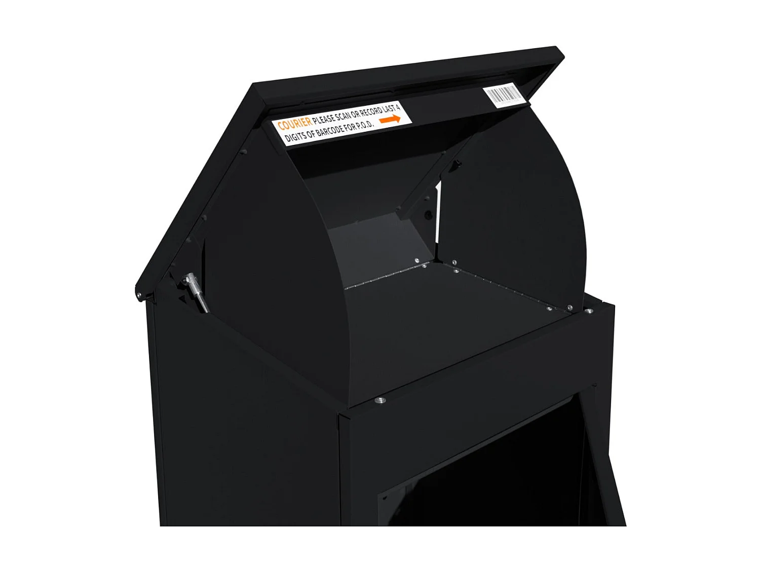 Anti-Diebstahl Paketkasten - Schwarz