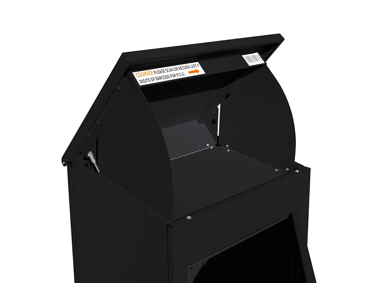 Anti-Diebstahl Paketkasten - Schwarz