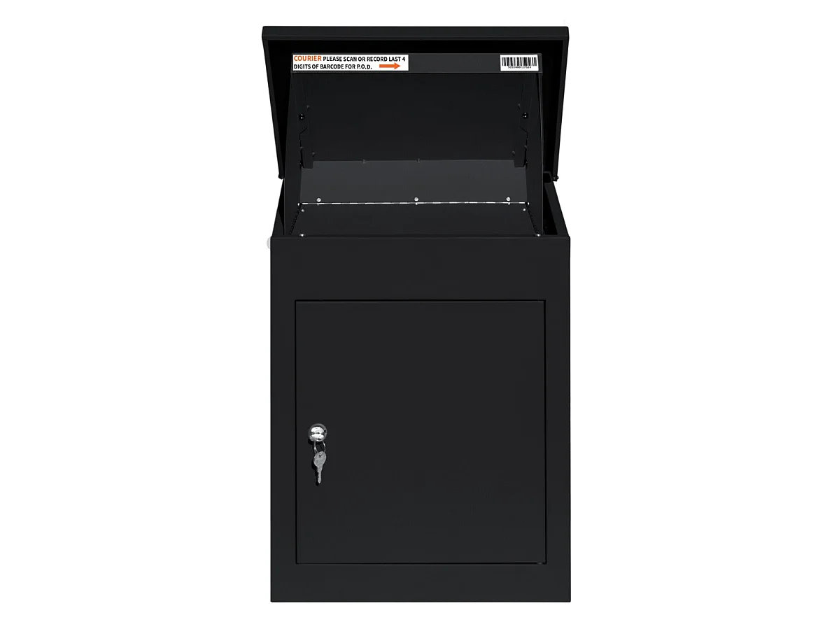 Anti-Diebstahl Paketkasten - Schwarz