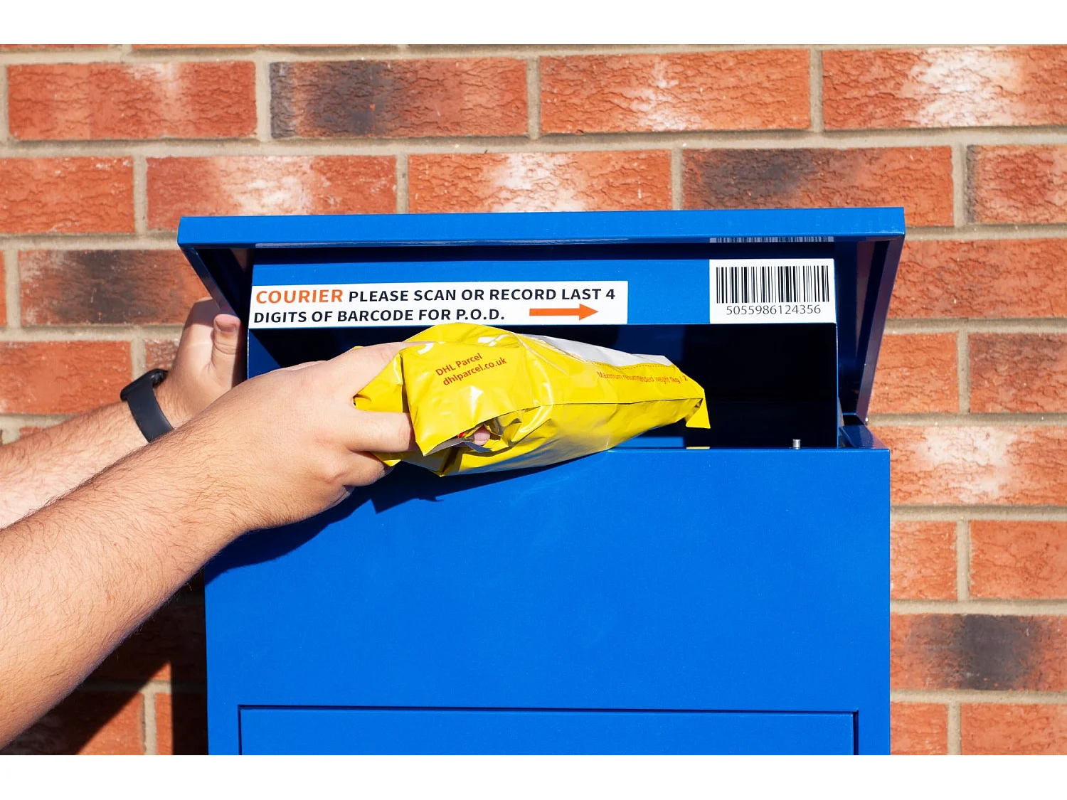 Monstershop Paketkasten Blau