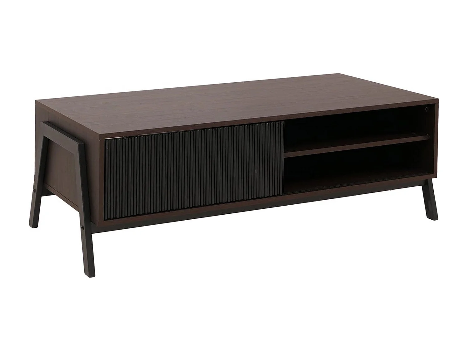 Table basse MCW-O40,  aspect noyer