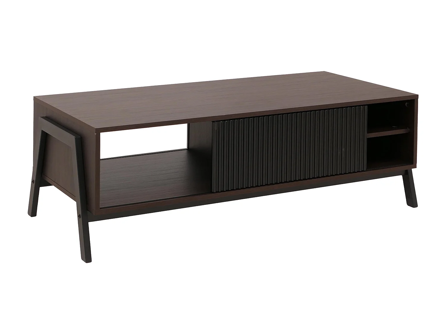 Sofabord MCW-O40,  valnødslook
