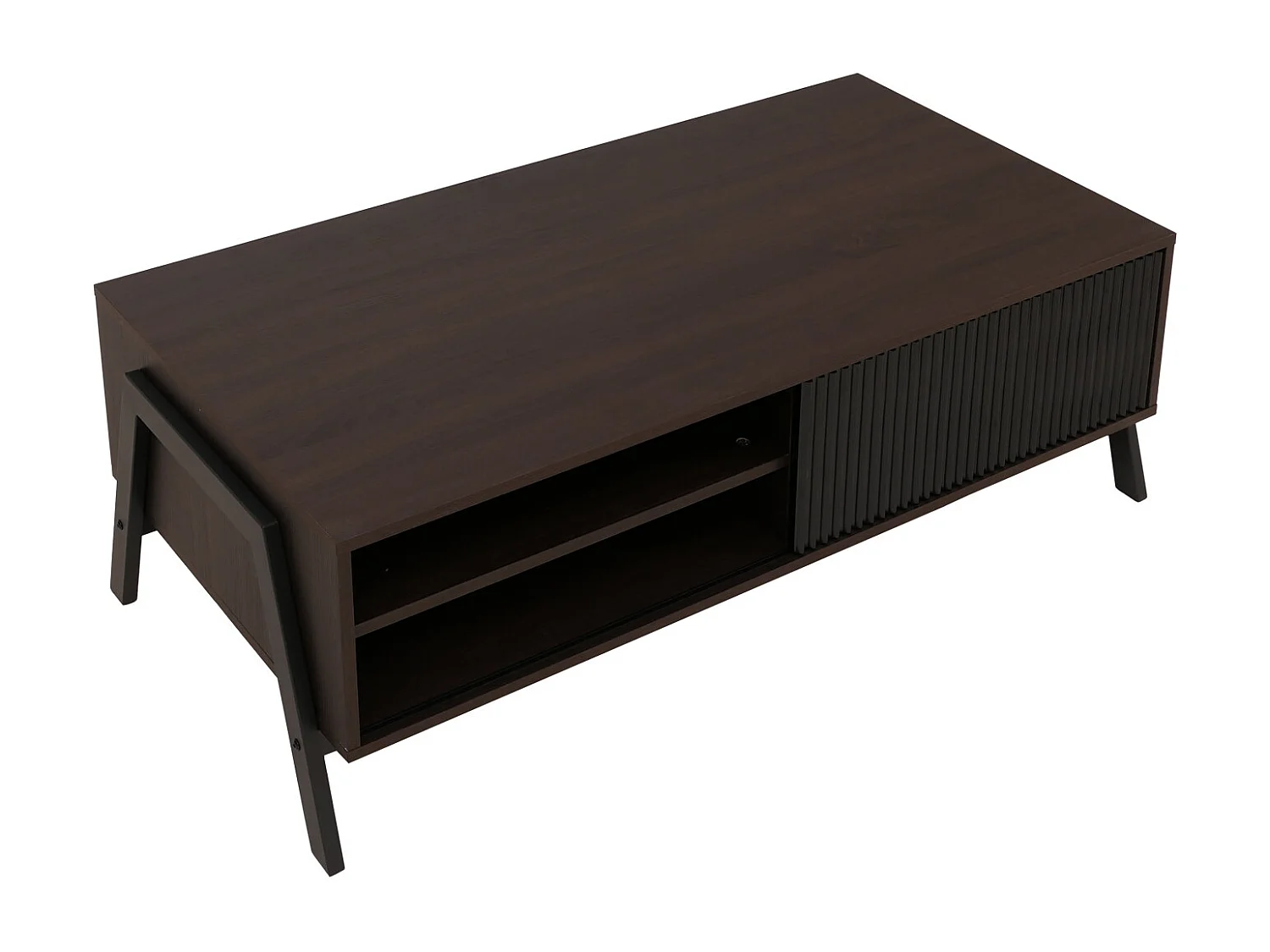 Sofabord MCW-O40,  valnødslook