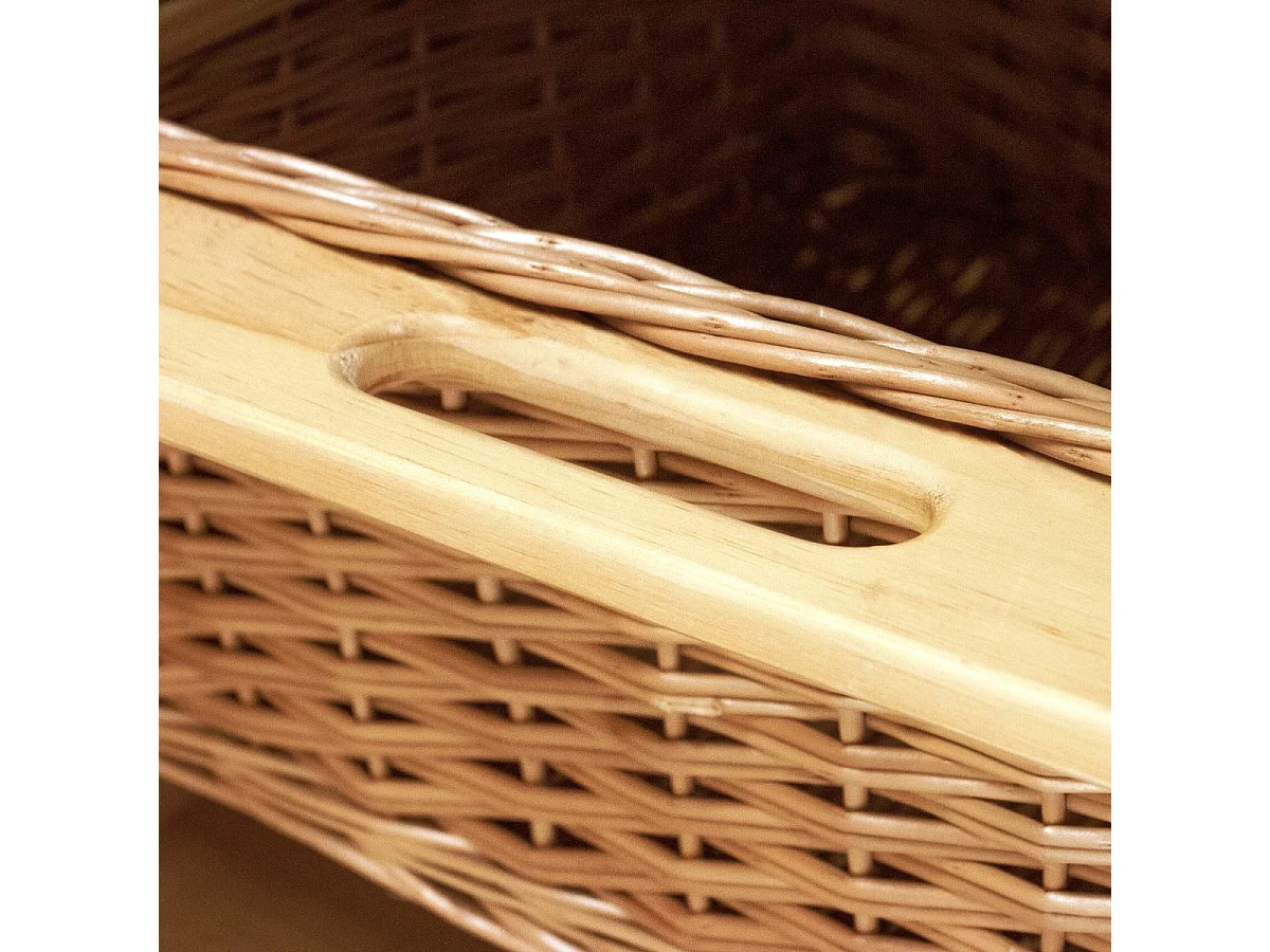 3 x Ausziehbare Schrankkörbe Weidenkörbe / 600mm