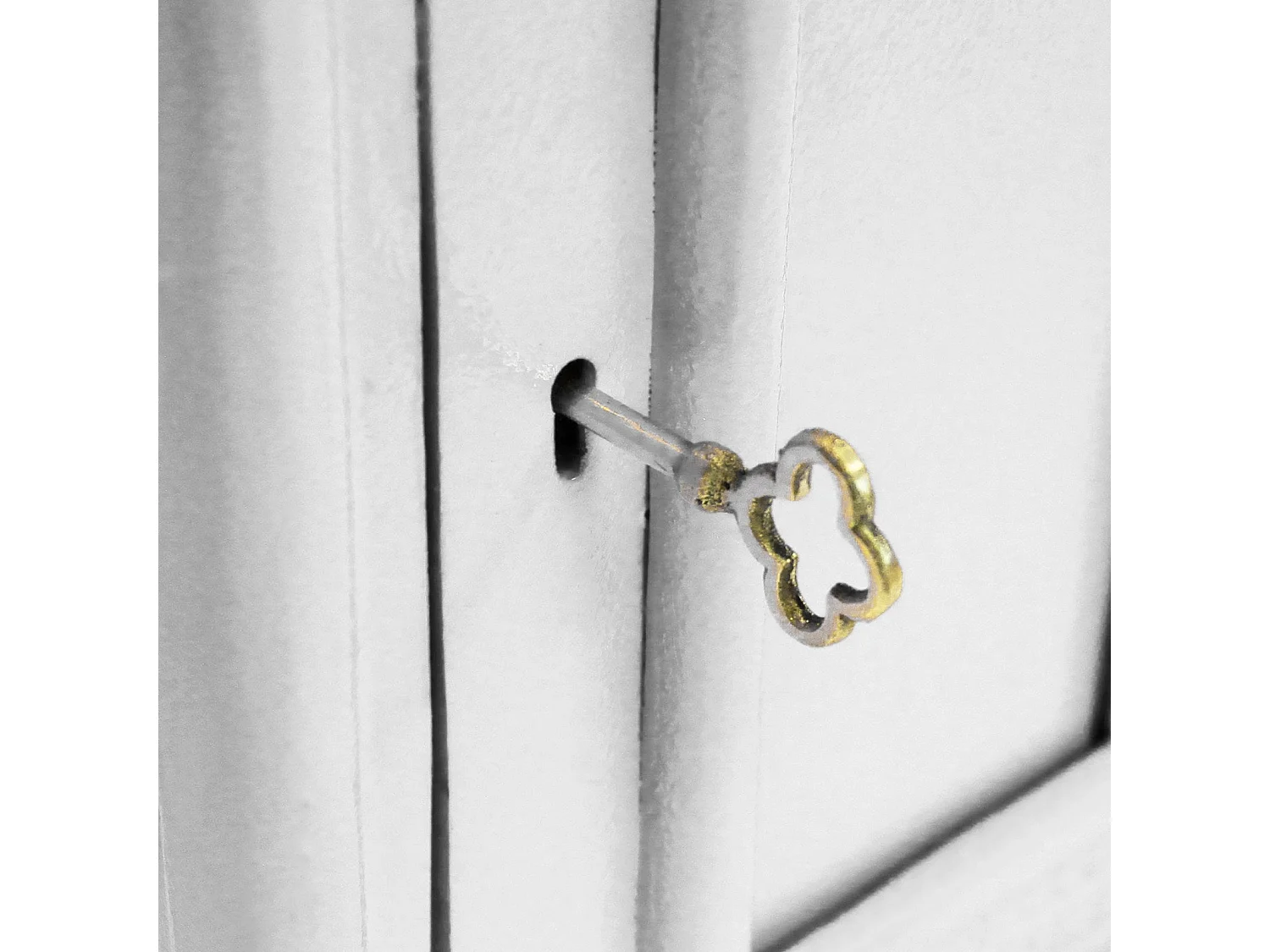 Boîte aux Lettres Blanche avec Support