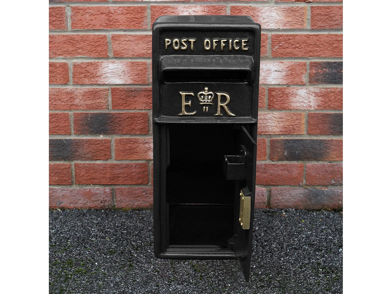 Briefkasten im englischen Stil - Schwarz