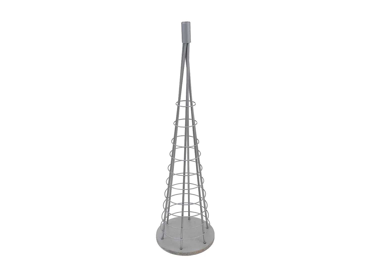 Decorative tree MCW-O91,  silver-coloured