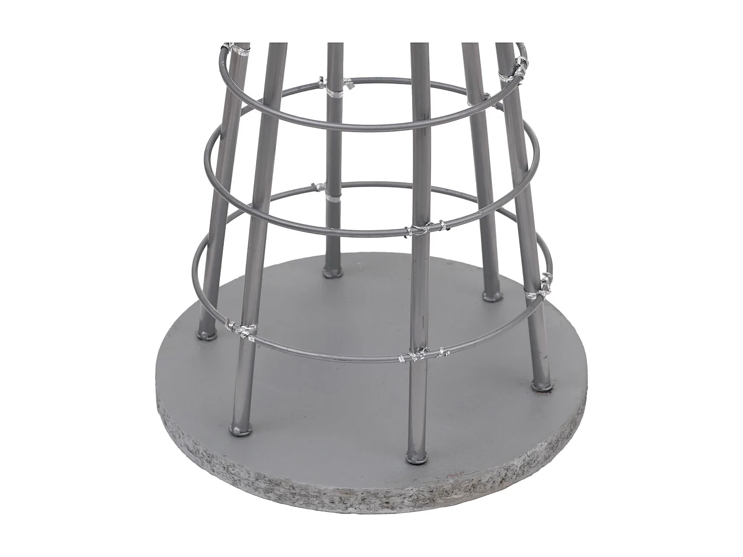 Decorative tree MCW-O91,  silver-coloured