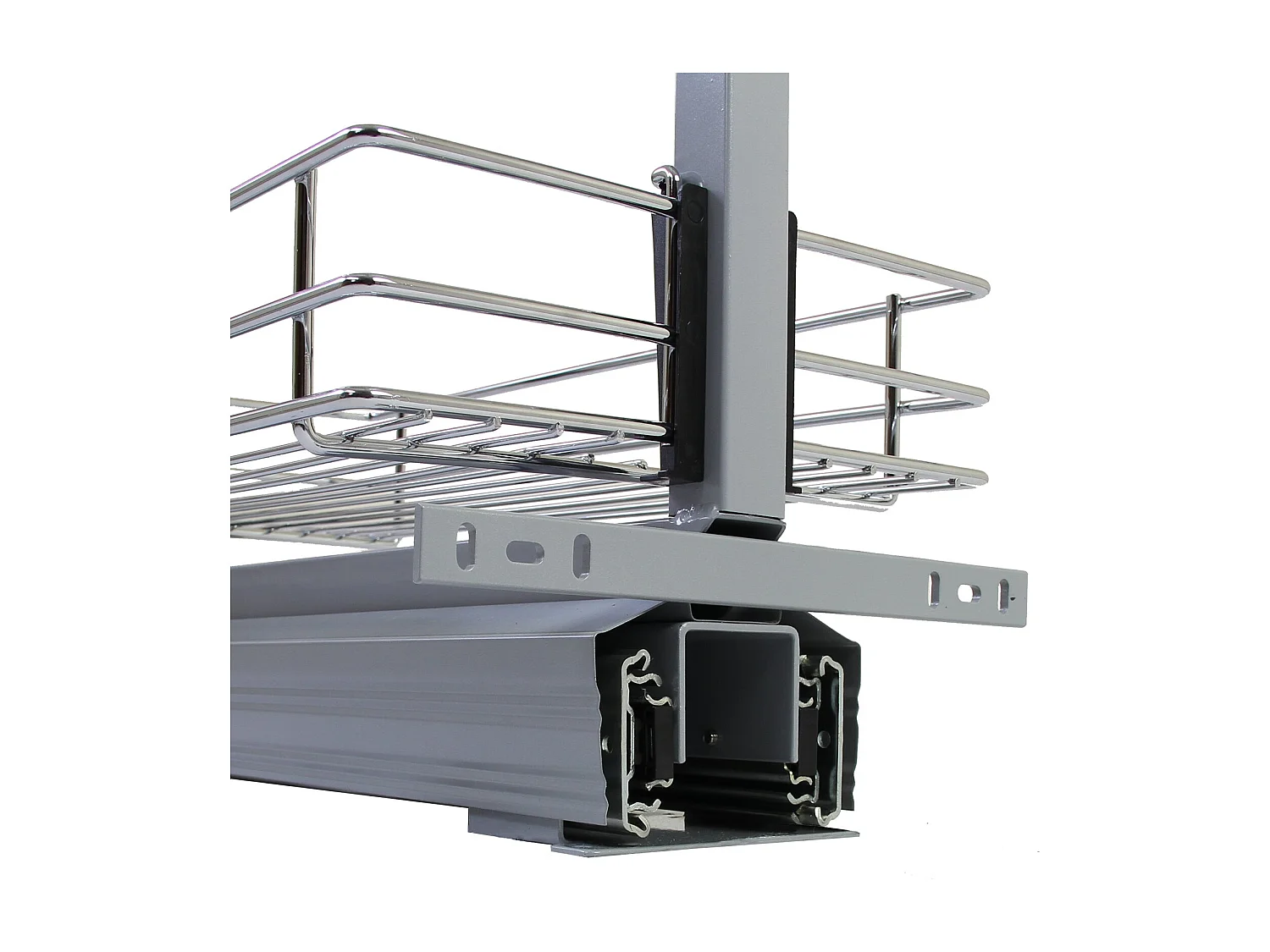 KuKoo Garde-manger de cuisine à fermeture amortie – 46cm P x 170-195cm H