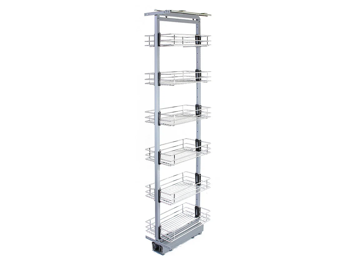 Wysuwana szafka kuchenna KuKoo z cichym domykiem – 46 cm gł. x 170-195 cm wys.