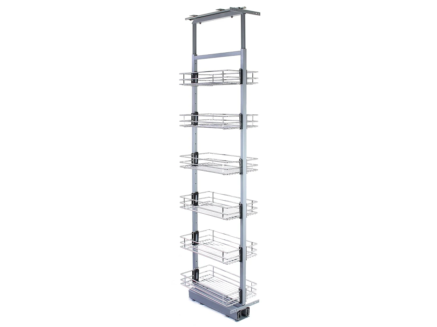 KuKoo - Garde-Manger Coulissant de Cuisine, 170 à 195 cm de Hauteur