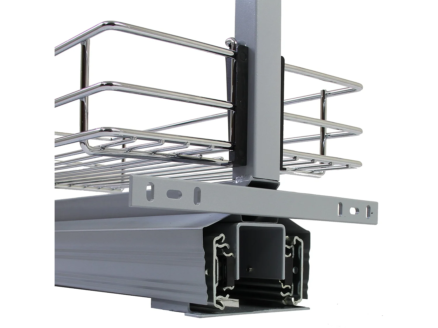 KuKoo - Garde-Manger Coulissant de Cuisine, 170 à 195 cm de Hauteur