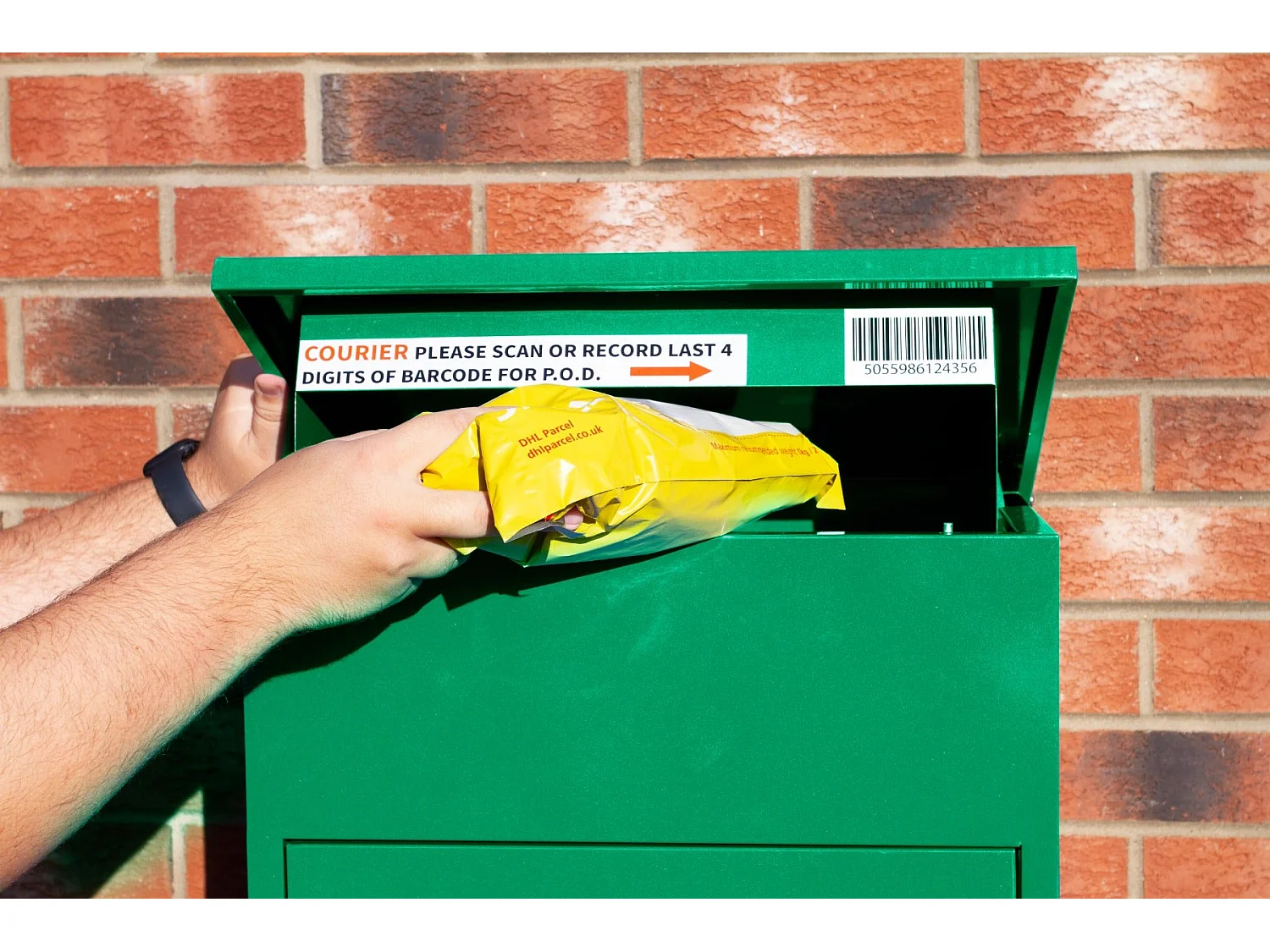 Boîte à Parcels Verte