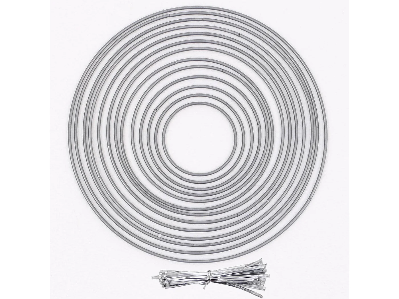 Decorative tree MCW-O91,  silver-coloured